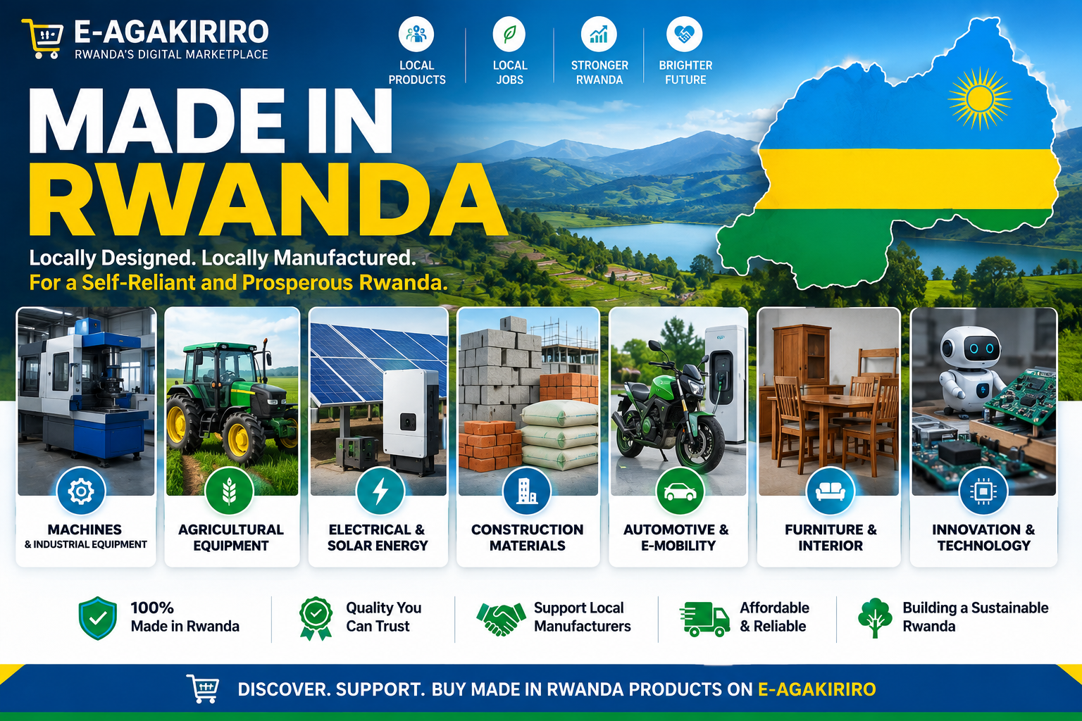 A) MADE IN RWANDA