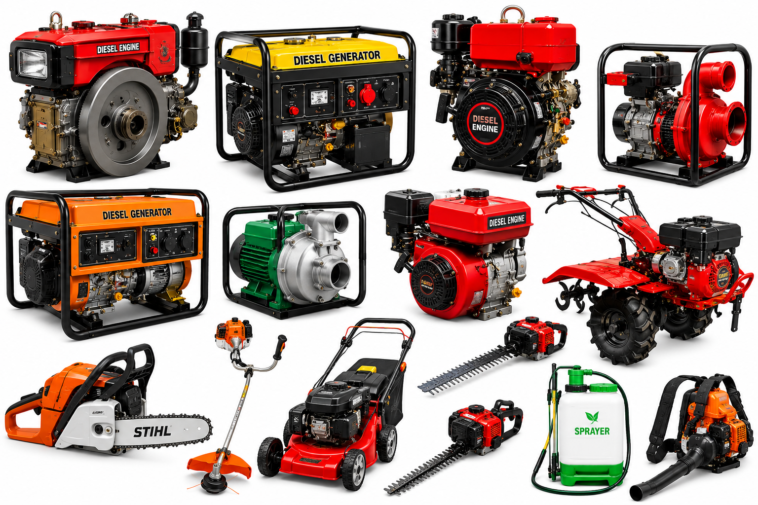 Fuel and diesel motors